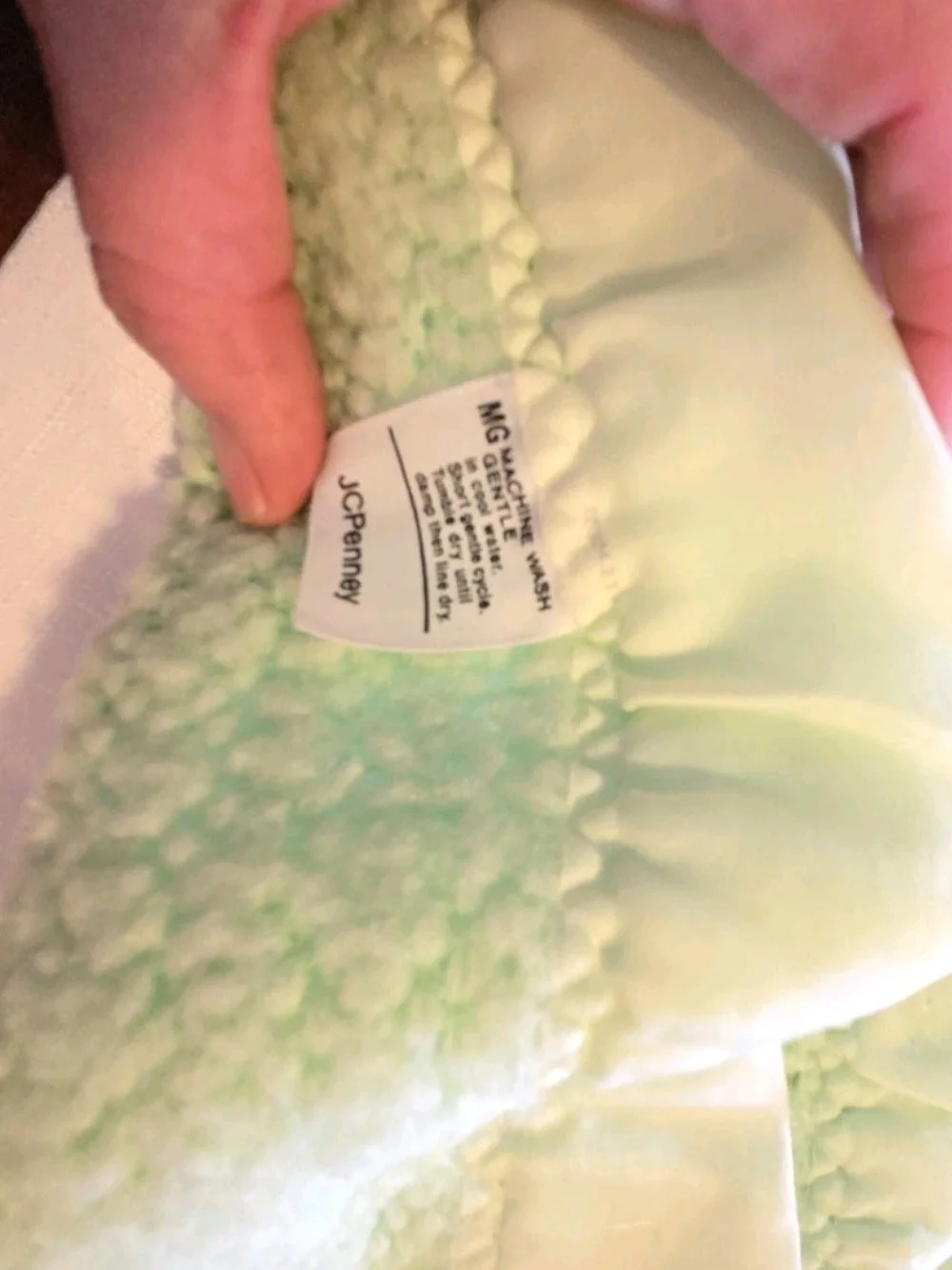 Vintage Waffle Weave Satin Bidding Blanket